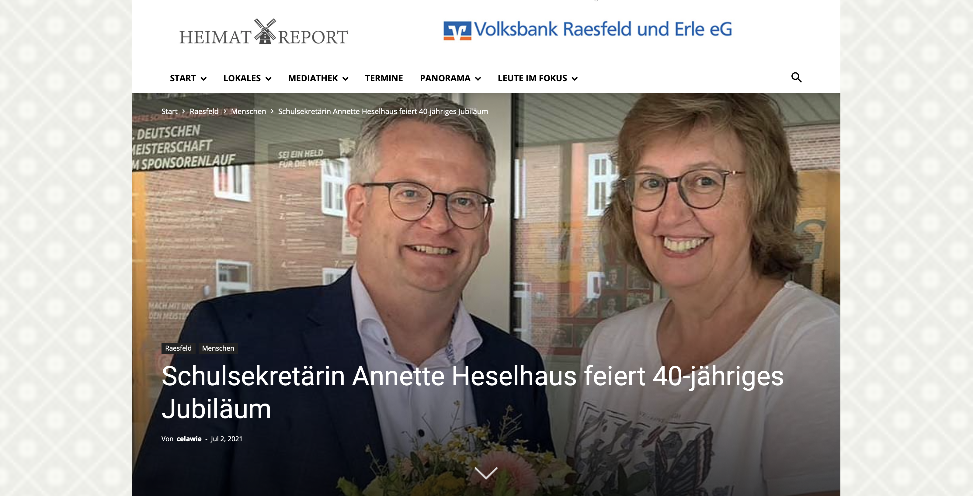 Annette Heselhaus 40er Dienstjubilaeum